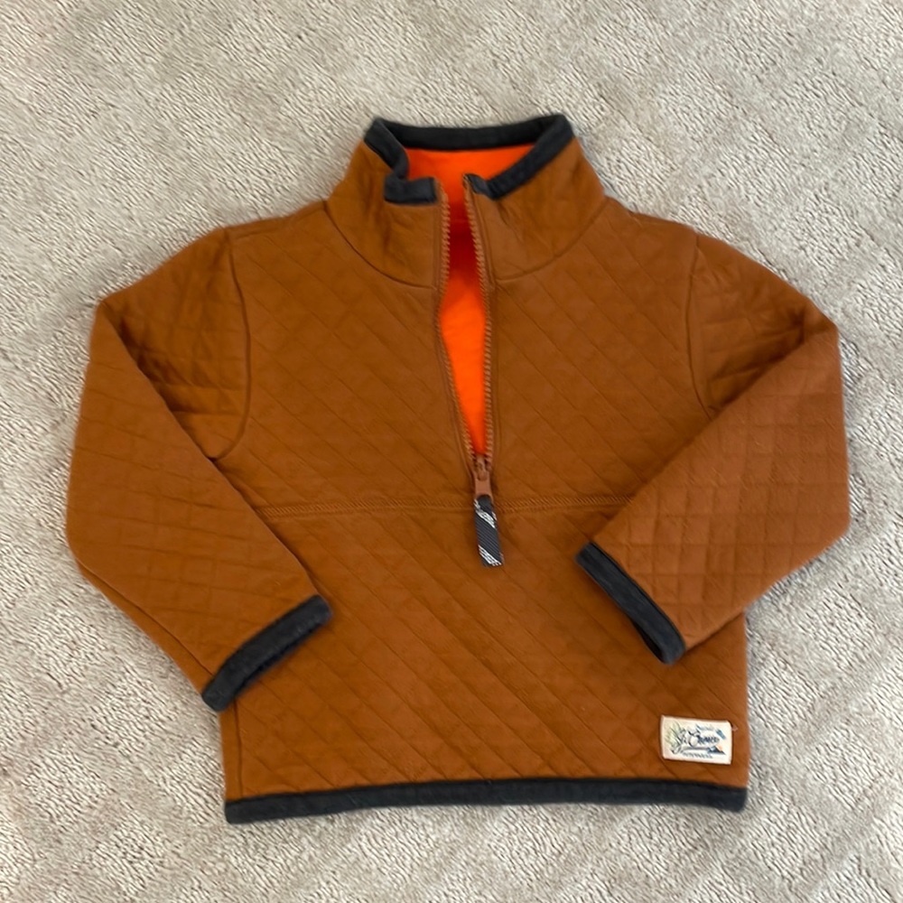 Crew Cuts Reversible Half Zip Up Pullover